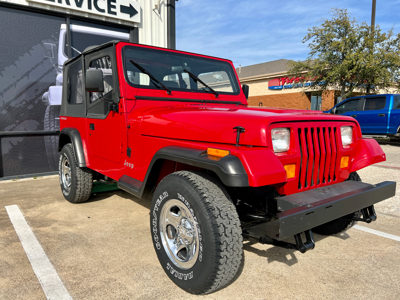 1993 Jeep YJ Wrangler S Stock 265003 Collins Bros Jeep