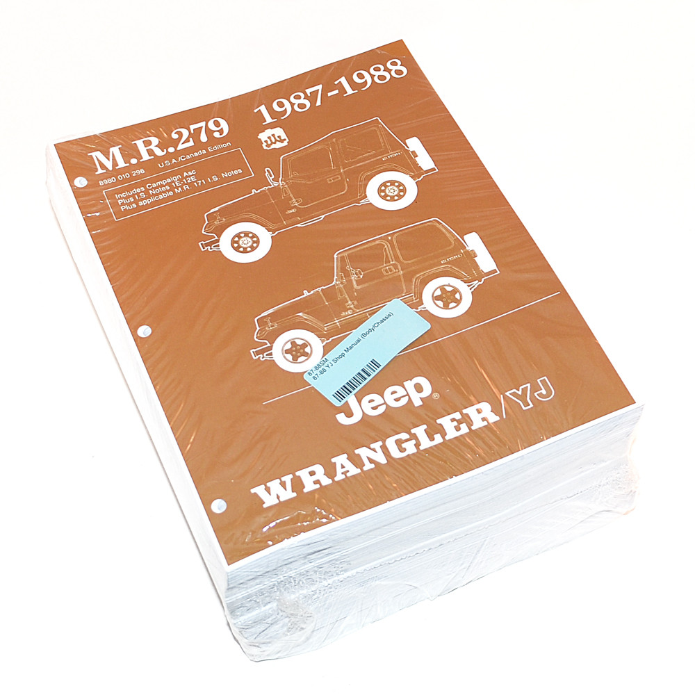87-'88 YJ Service Manual – CBJeep