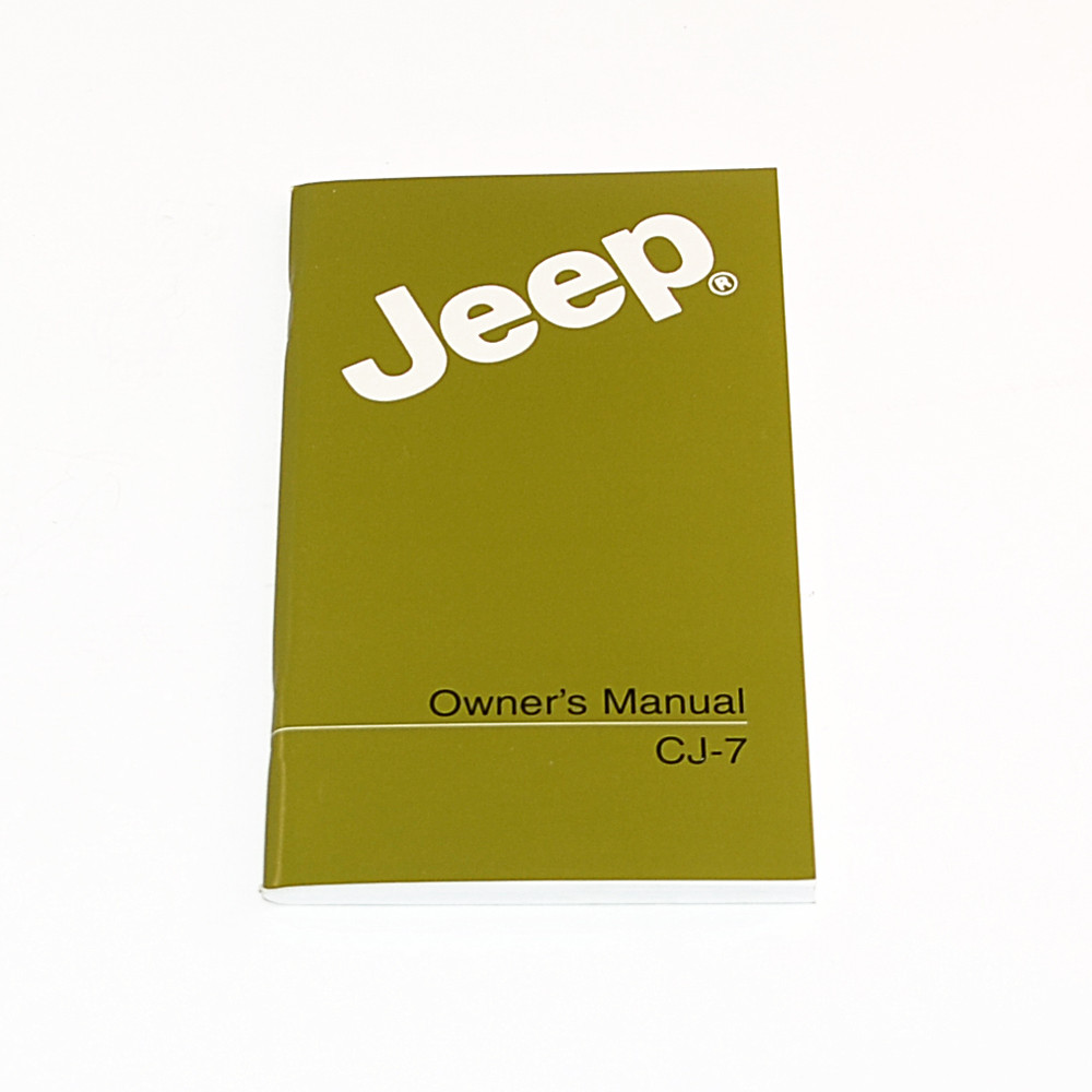 1986 CJ Factory Owners Manual – CBJeep