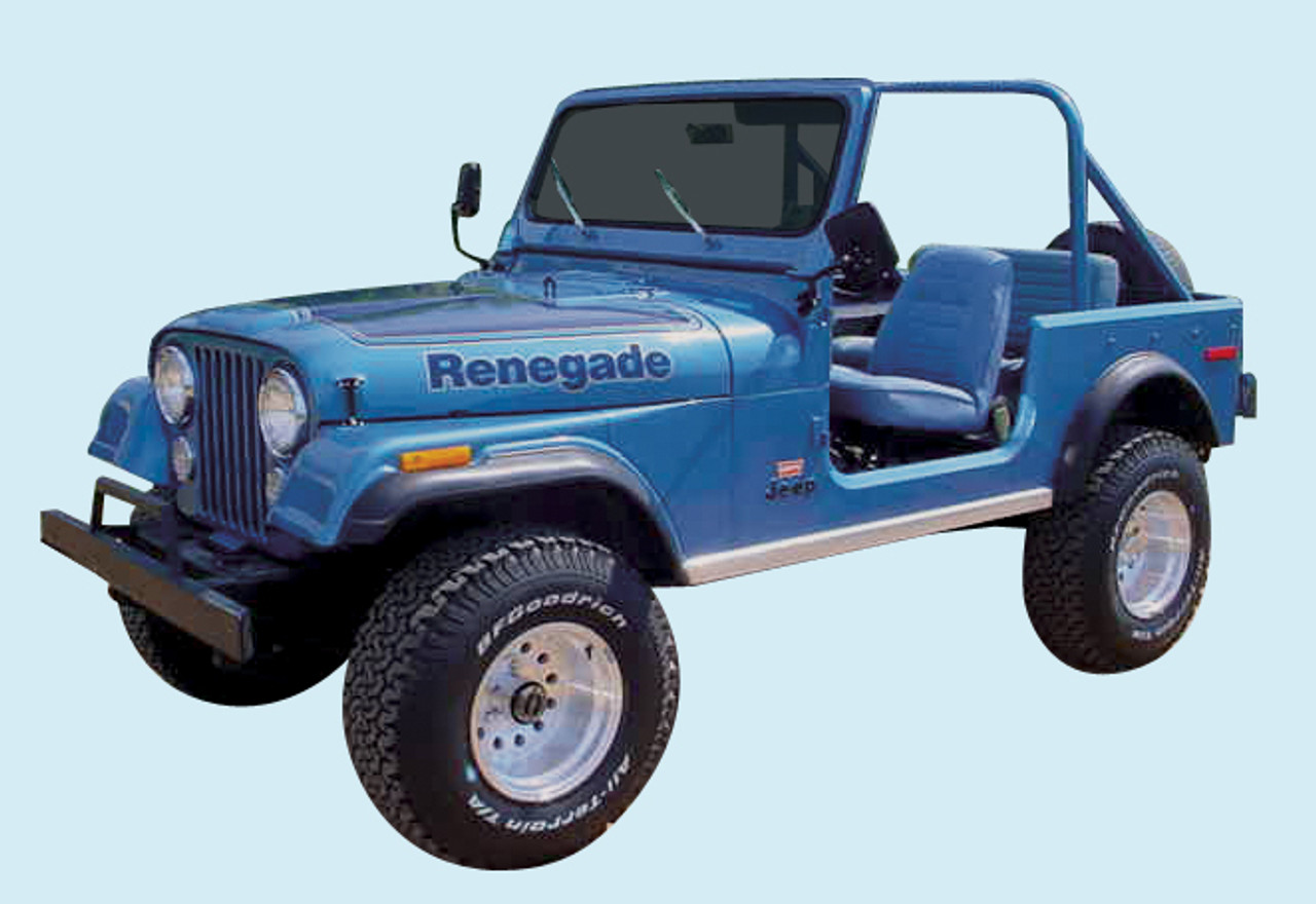 1977-78 Jeep CJ Renegade Decal Kit