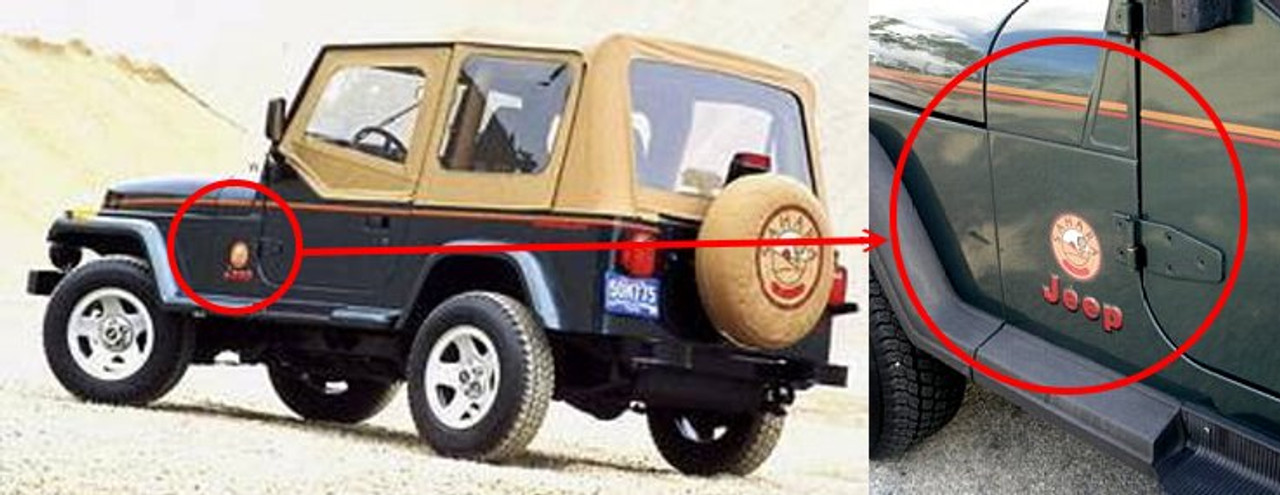 1994-95 Jeep YJ Sahara Edition Decal Kit