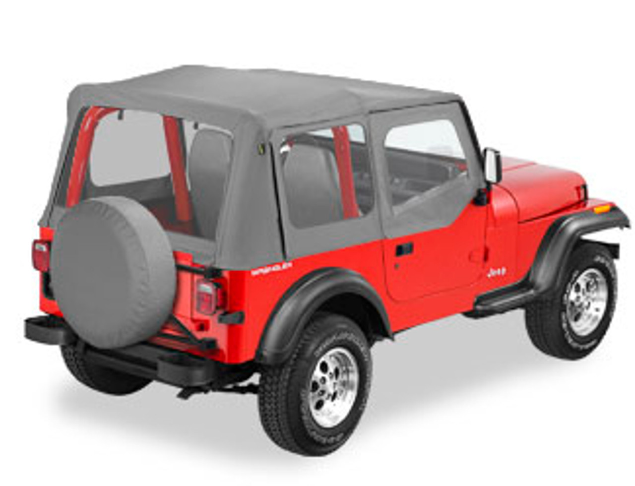 '88-'95 YJ Replace-a-Top w/upper door skins & clear windows