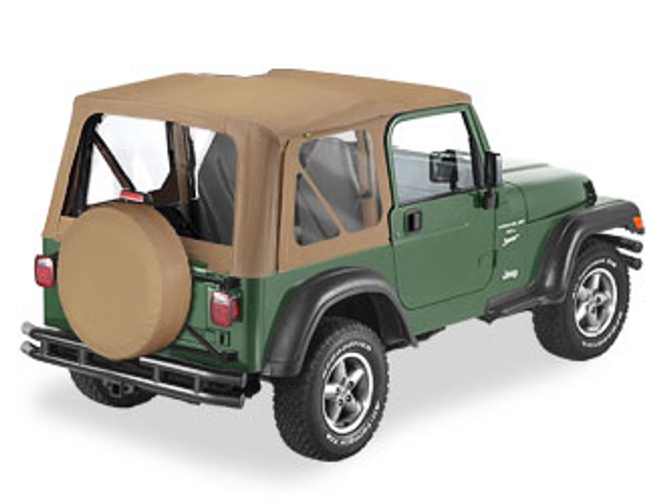 '97-'02 TJ Replace-a-Top w/tinted windows w/o upper door skins