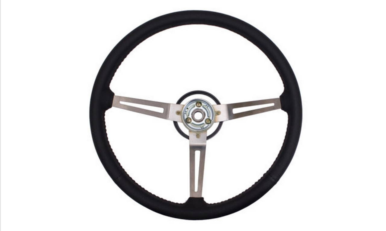 1976-95 Jeep CJ / Wrangler Leather Wrapped Steering Wheel