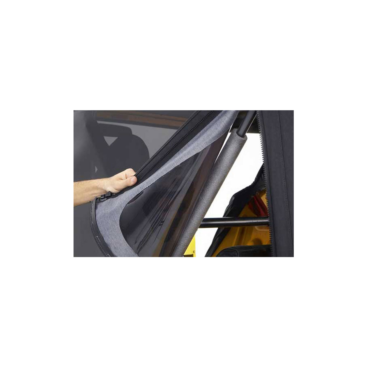 '07-'09 JK Unlimited Sailcloth Replace-a-Top w/tinted windows w/o upper door skins