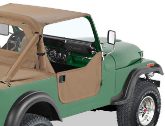76-'86 CJ7-8 Soft Lower Half Doors – CBJeep