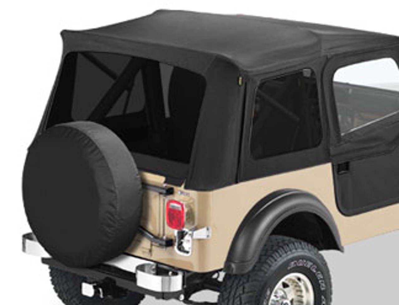 '76-'95 CJ/YJ Tinted Window Kit for Supertop