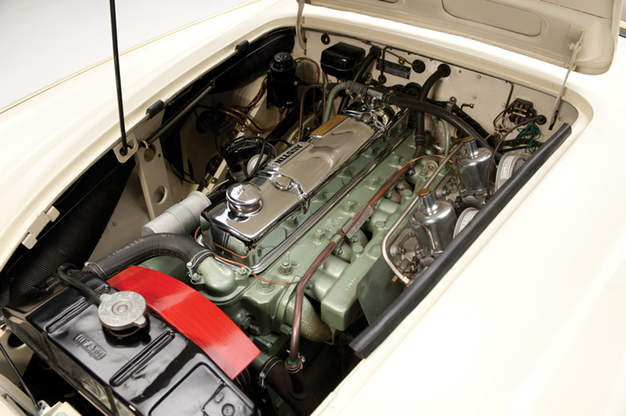 昭和レトロ　AUSTIN HEALEY 100SIX Coupe ブリキ Miniature Car Bandai Austin Healey 100SX Coupe White Soft