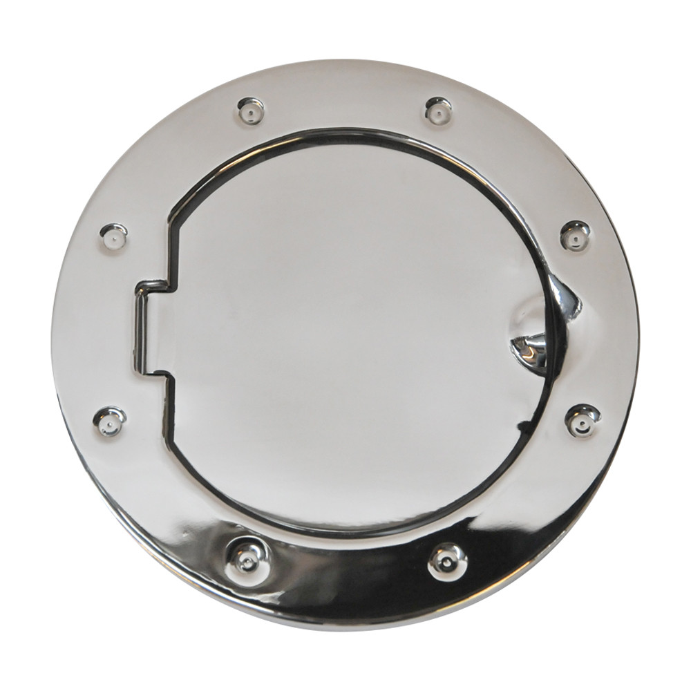 07-Current JK Stainless Steel Non-Locking Fuel Door Cover