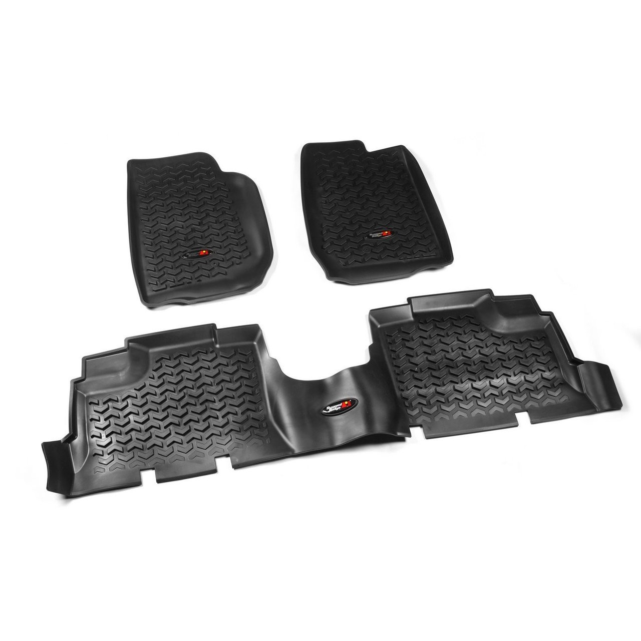 '07-Current JKU All Terrain Front & Rear Floor Liner Mat Set