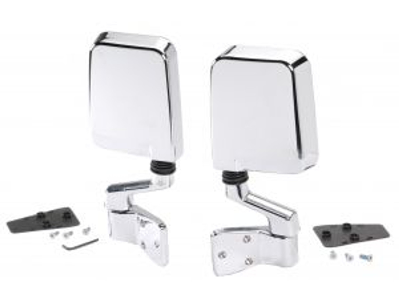 '87-'06 YJ/TJ/LJ HighRock 4x4 Chrome Side Mirrors (pair) 