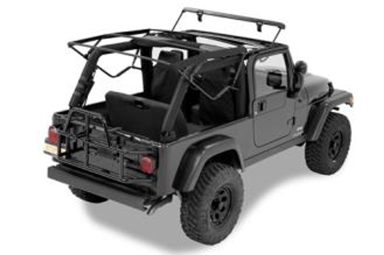 '04-'06 LJ Factory Style Soft Top Bow Kit (01 Black)