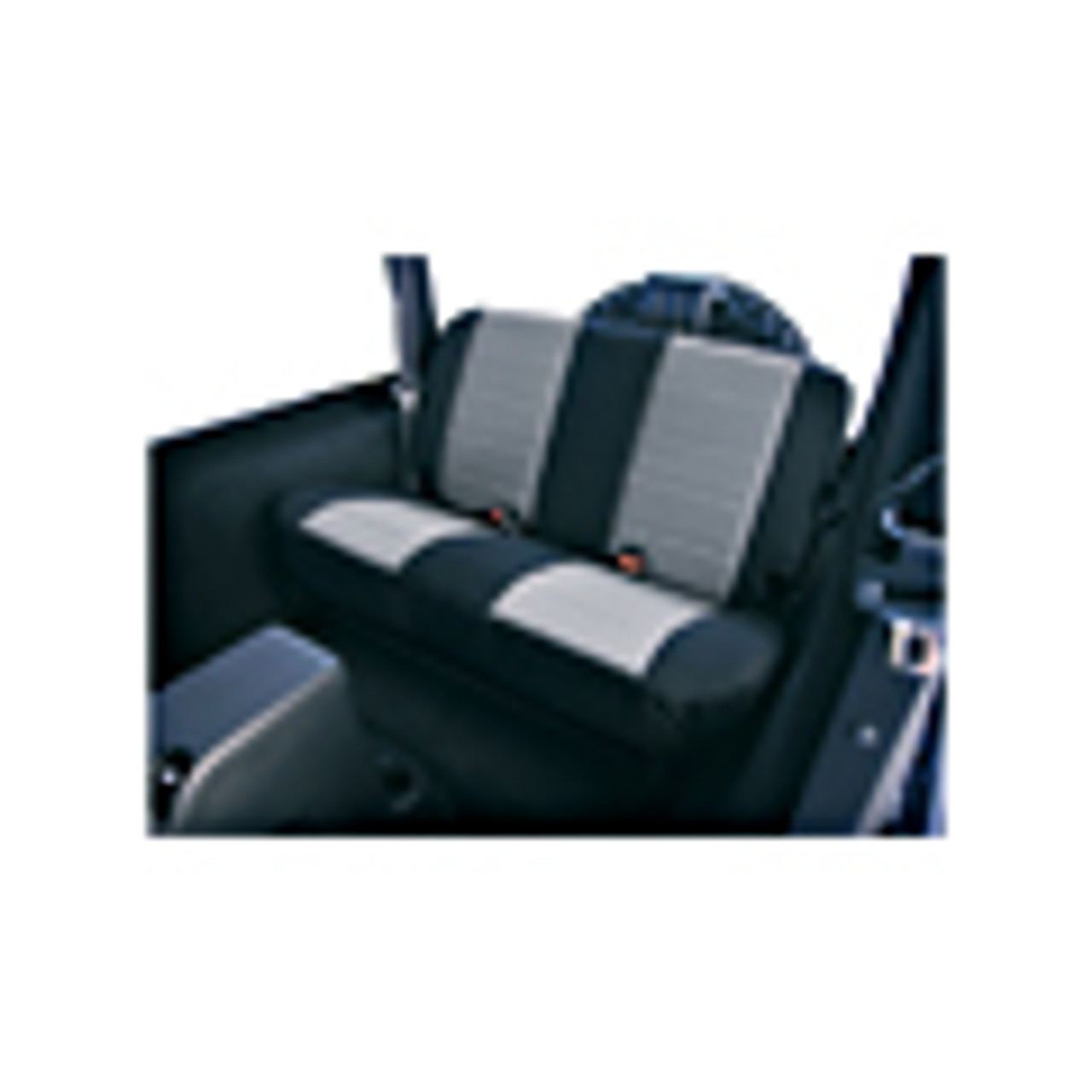 '97-'02 TJ/LJ Poly Cotton Rear Seat Cover (Gray & Black)