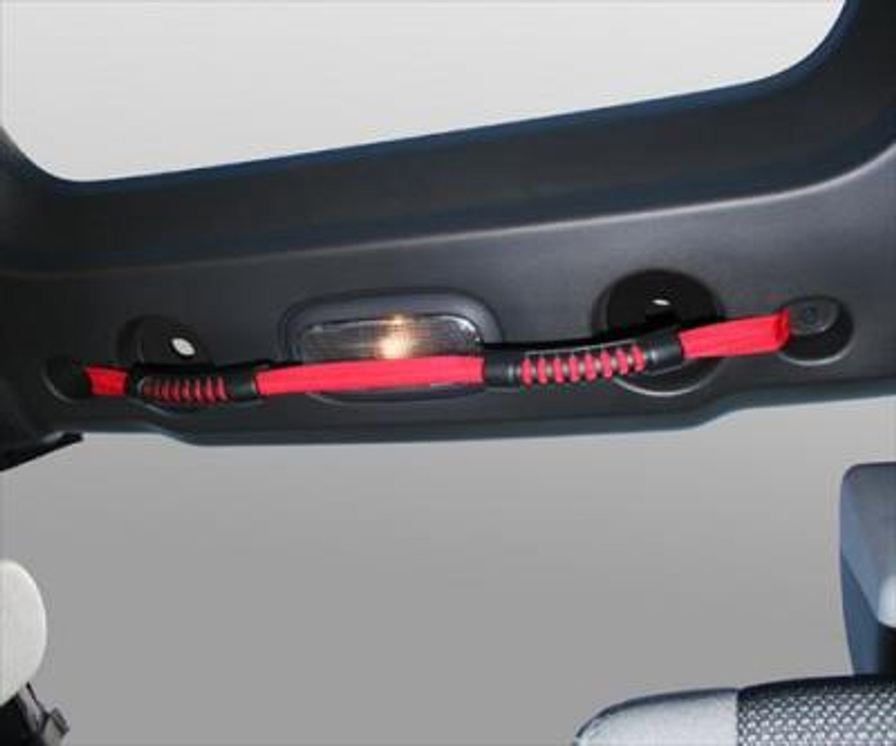 '07-Current JK Rear Dual Grab Strap (Red)