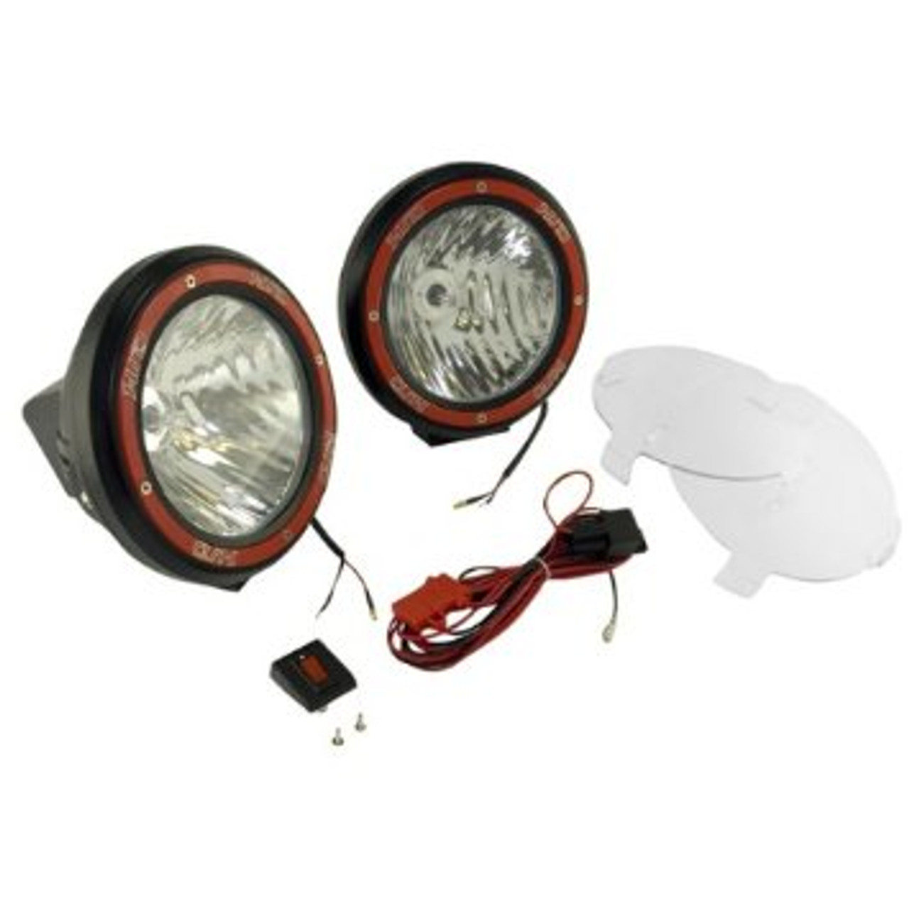 7" Round HID Off-Road Lights w/Wiring Harness (pair)