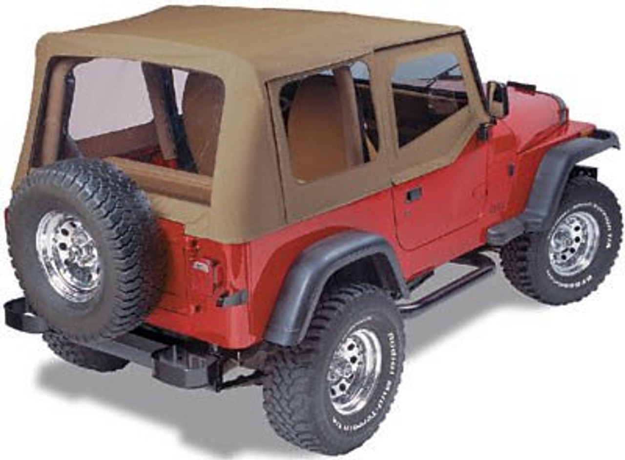 '88-'95 YJ Replacement Top w/Upper Doors & Clear Windows