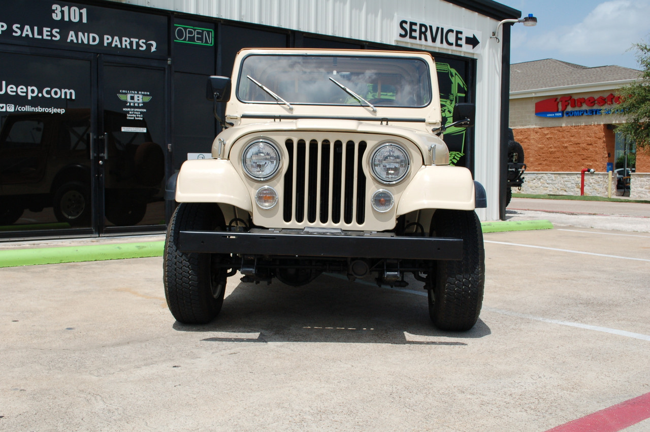 SOLD 1985 CJ-7 Tan Low mileage collectible Stock#  166302