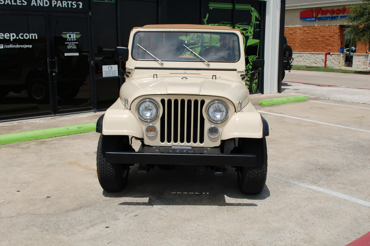 SOLD 1985 CJ-7 Tan Low mileage collectible Stock#  166302