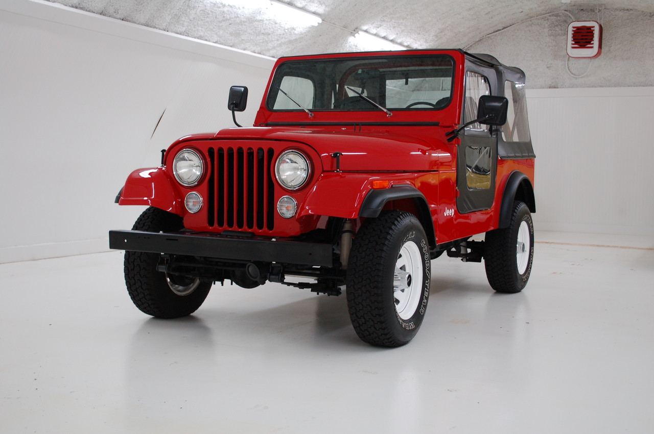 SOLD 1986 Jeep CJ-7 Sebring Red  Stock# 039158