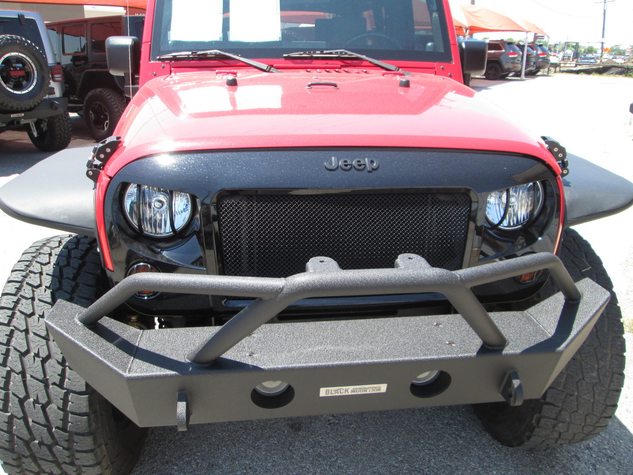 SOLD 2008 Jeep Wrangler JKU Red Stock# 649016