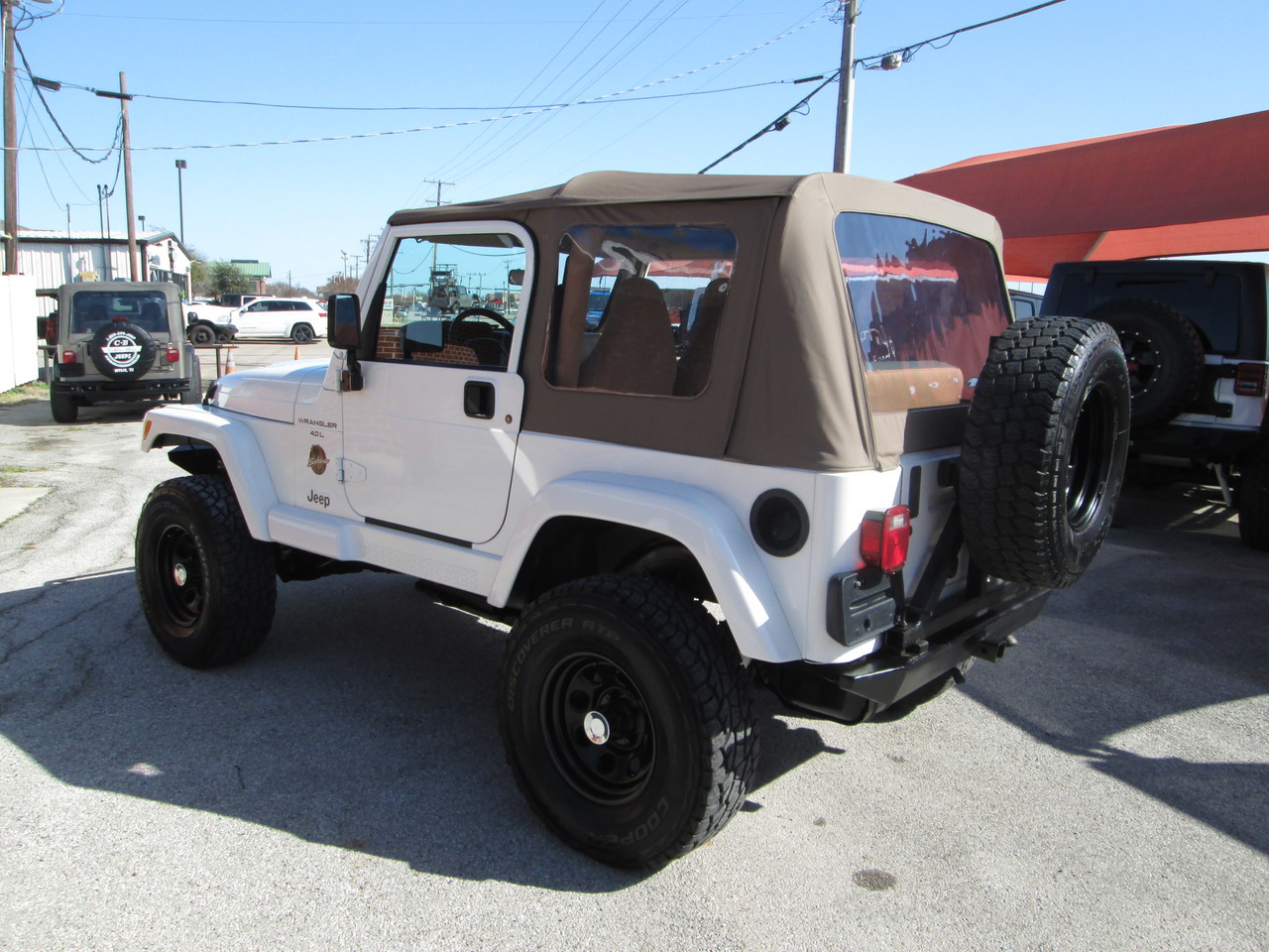 SOLD 1998 TJ Wrangler Sahara Edition 1-owner Stock# 763765