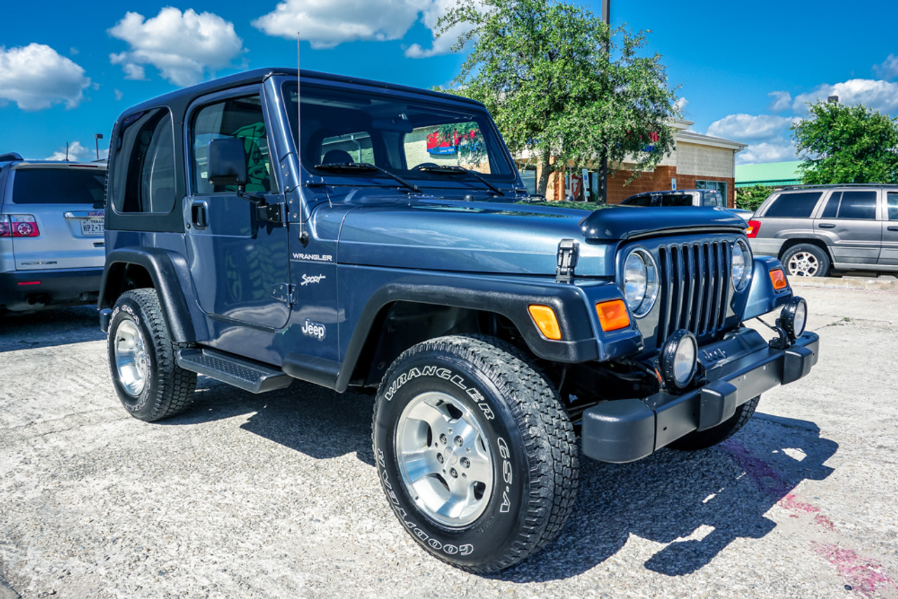 SOLD 2002 Jeep Wrangler TJ Sport 1-owner Stock# 741125