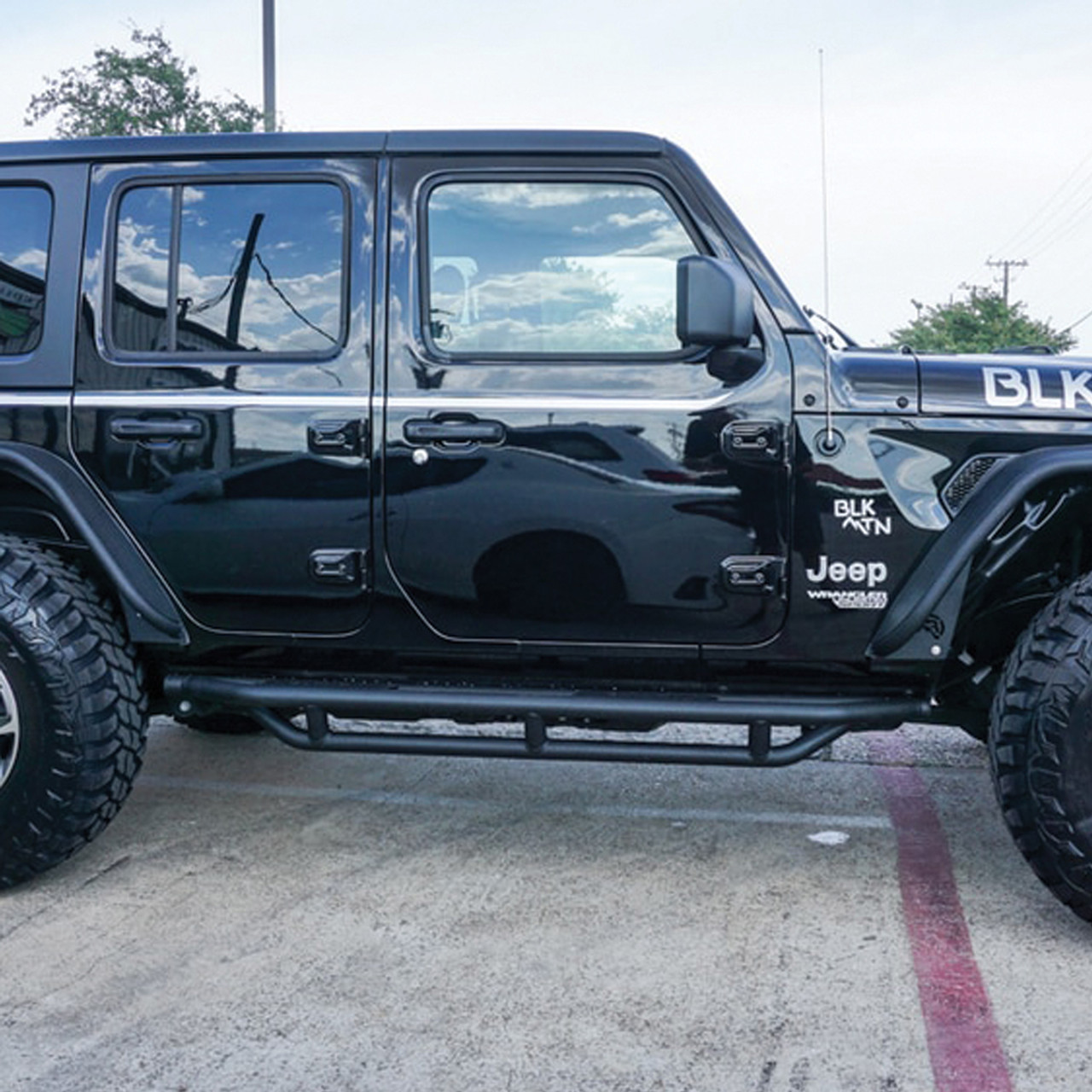 2018-Current Jeep JL Wrangler 3 Tube Side Steps (4 Door)