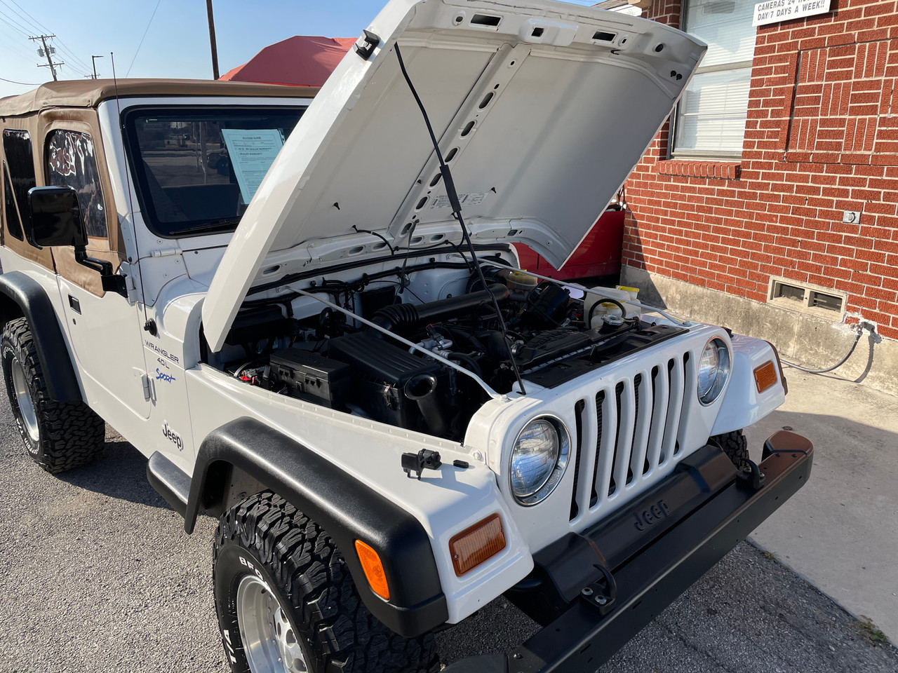SOLD 1997 White TJ Sport Stock# 439677 - Collins Bros Jeep
