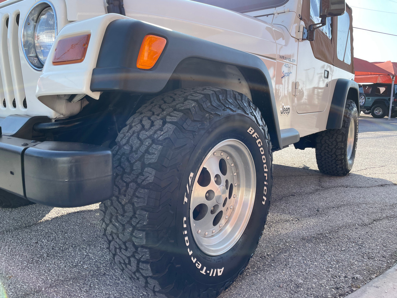 SOLD 1997 White TJ Sport Stock# 439677