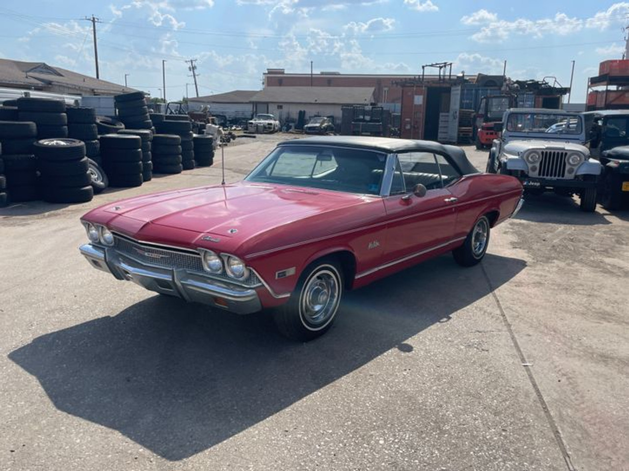 SOLD !!   1968 Chevrolet Chevelle (Malibu) Convertible Stock# 162876