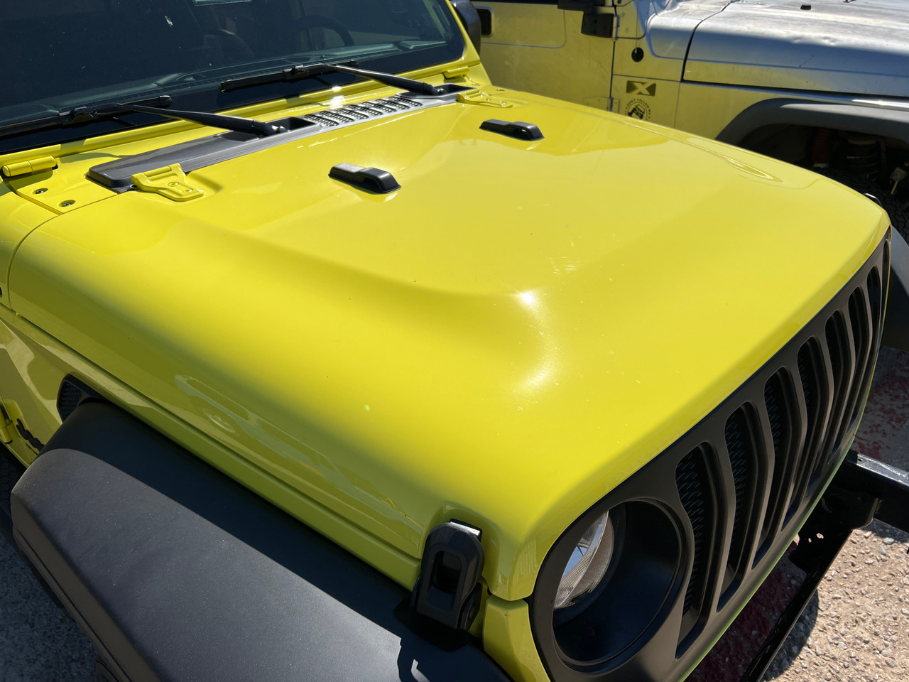 2023 Jeep JL Wrangler OEM Hood in High Velocity Clear Coat