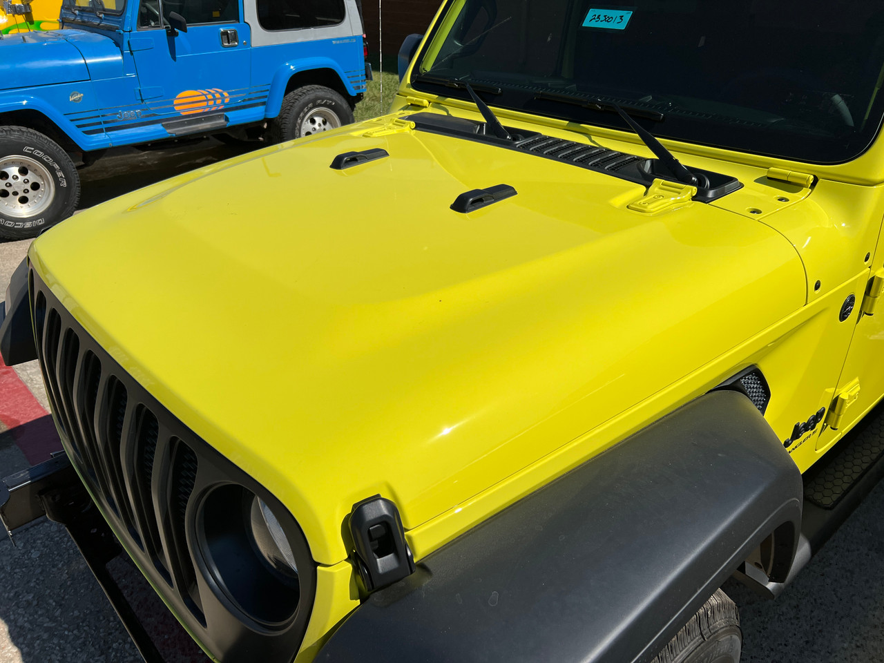 2023 Jeep JL Wrangler OEM Hood in High Velocity Clear Coat