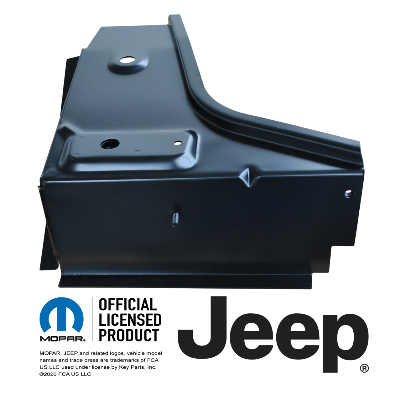 87-95 JEEP YJ WRANGLER TOE BOARD/FRONT BODY SUPPORT PANEL, RH PASS - Replaces 55010916