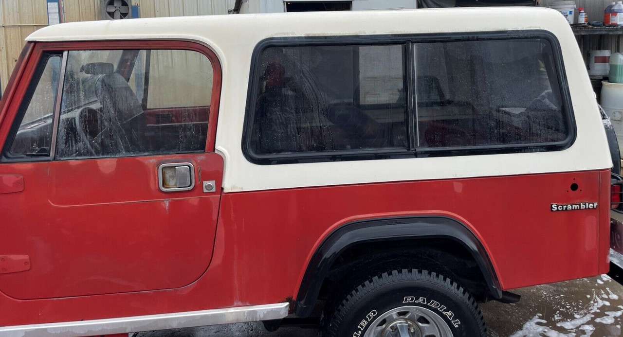 1981-1985 Jeep CJ-8 Scrambler Full Hard Top W/ Liftgate & Sliding Windows