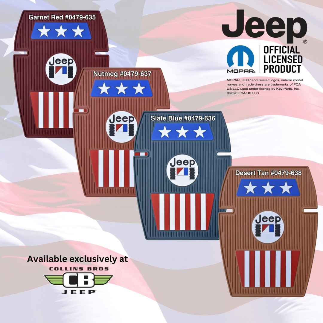 All 4 Colors for AMC Jeep Americana Floor Mat Sets