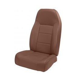 76-02 CJ YJ TJ High-Back Stationary front Seat (Nutmeg) - Collins