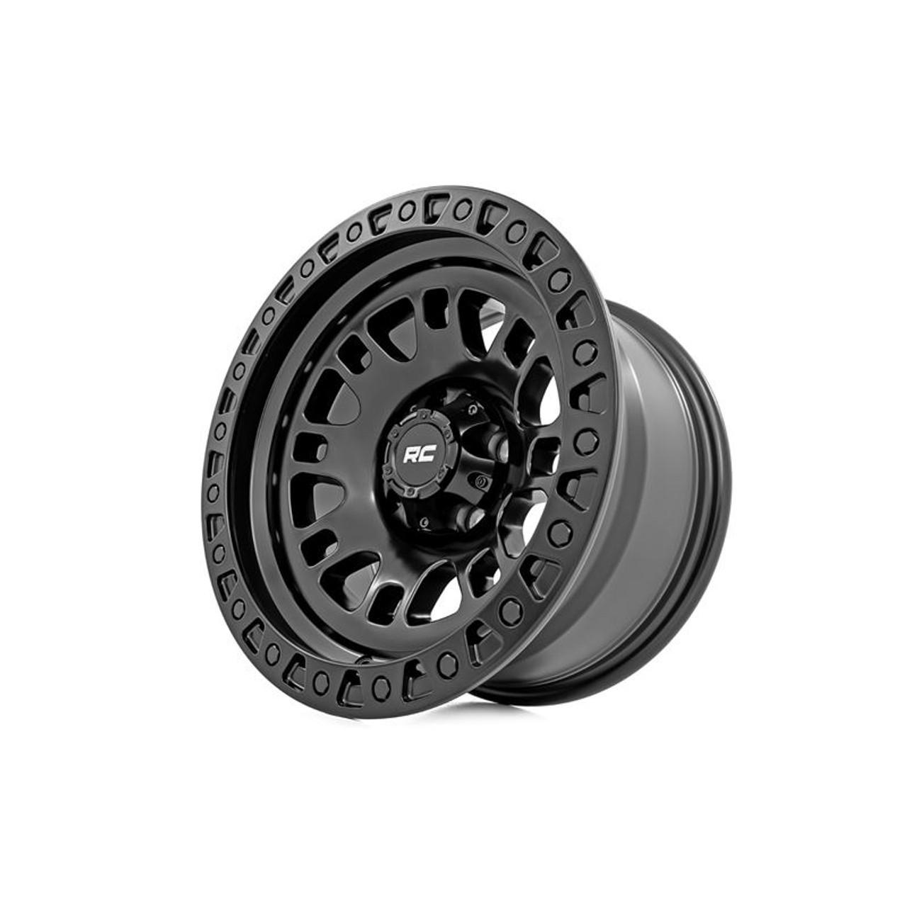 Rough Country 82 Series Wheel | One-Piece | Semi Gloss Black | 18x9 | 5x5.5 | -12mm 