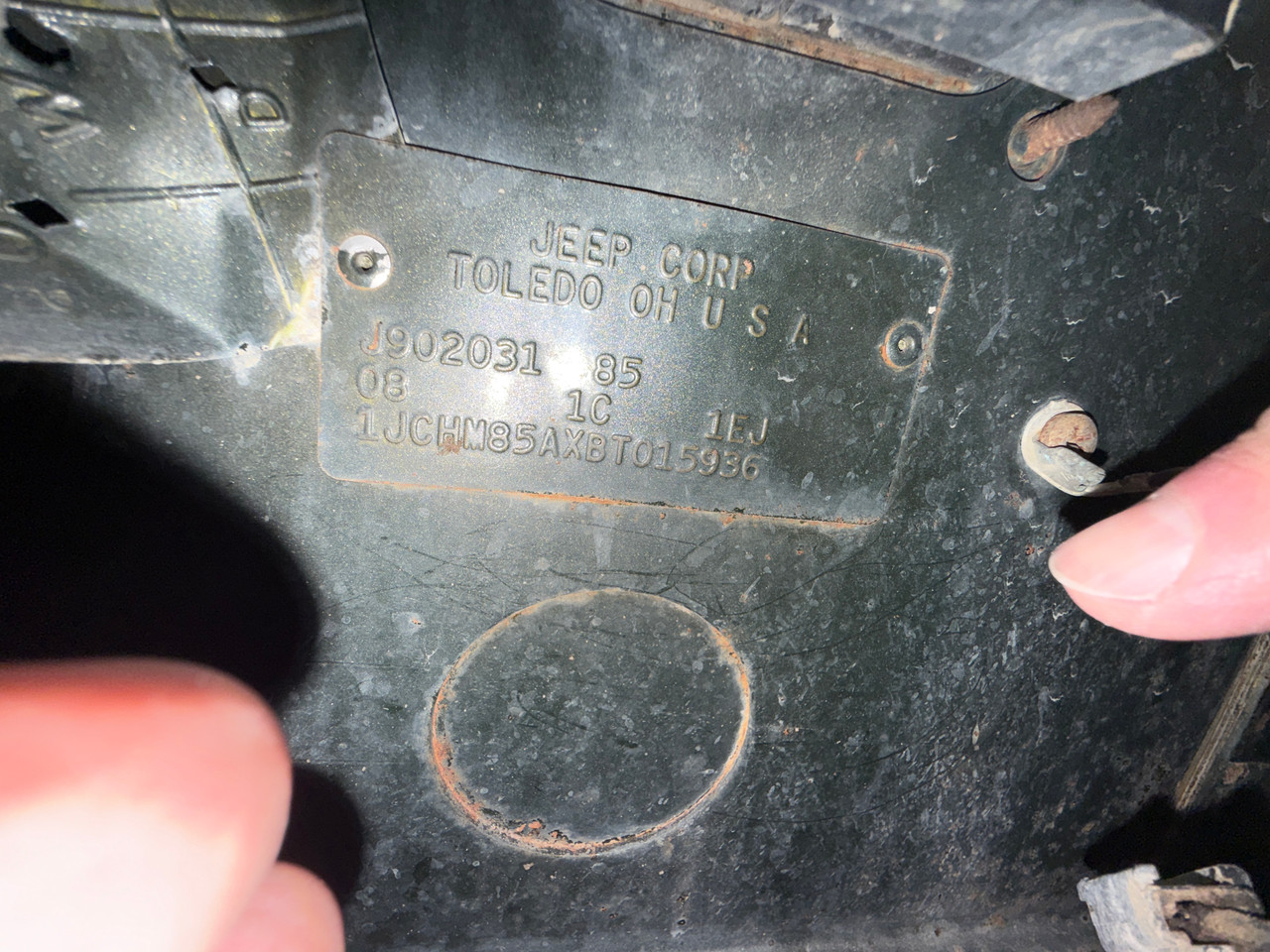 1981 Jeep CJ-5 "H" code Laredo - Stock # 015936