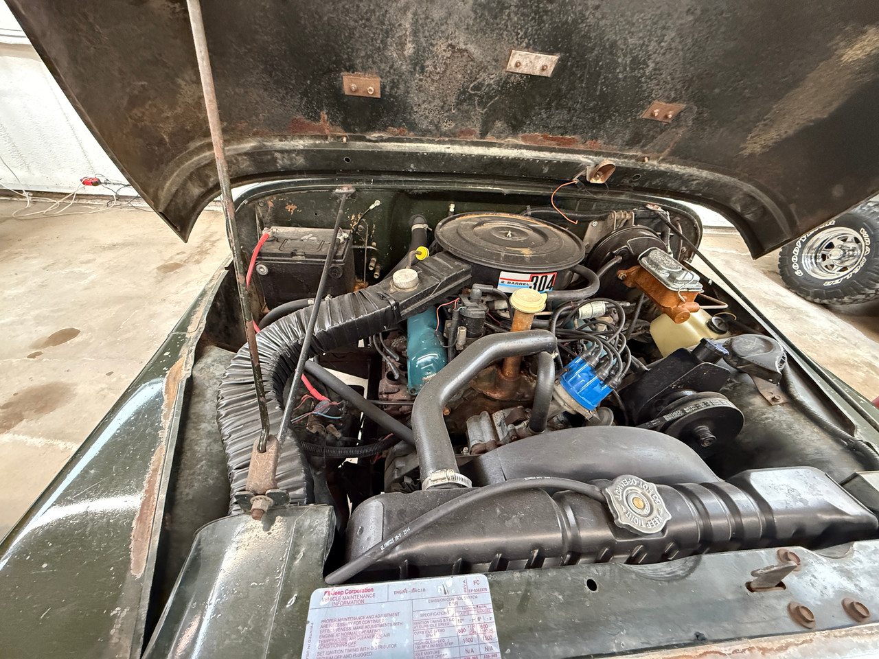 1981 Jeep CJ-5 "H" code Laredo - Stock # 015936