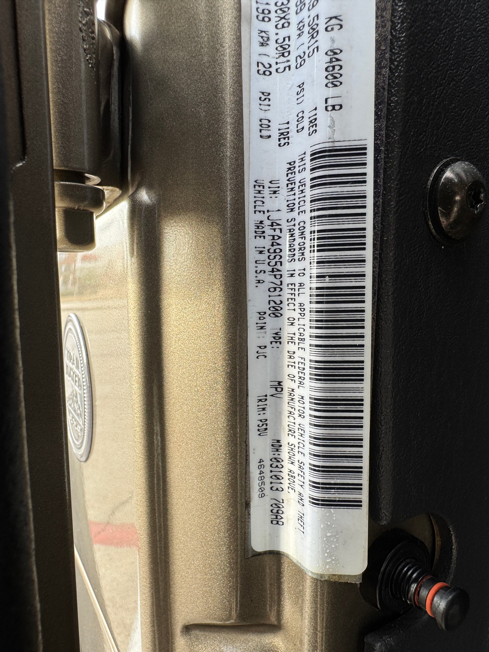 2004 Jeep Wrangler TJ "LJ" Unlimited - 761200-2