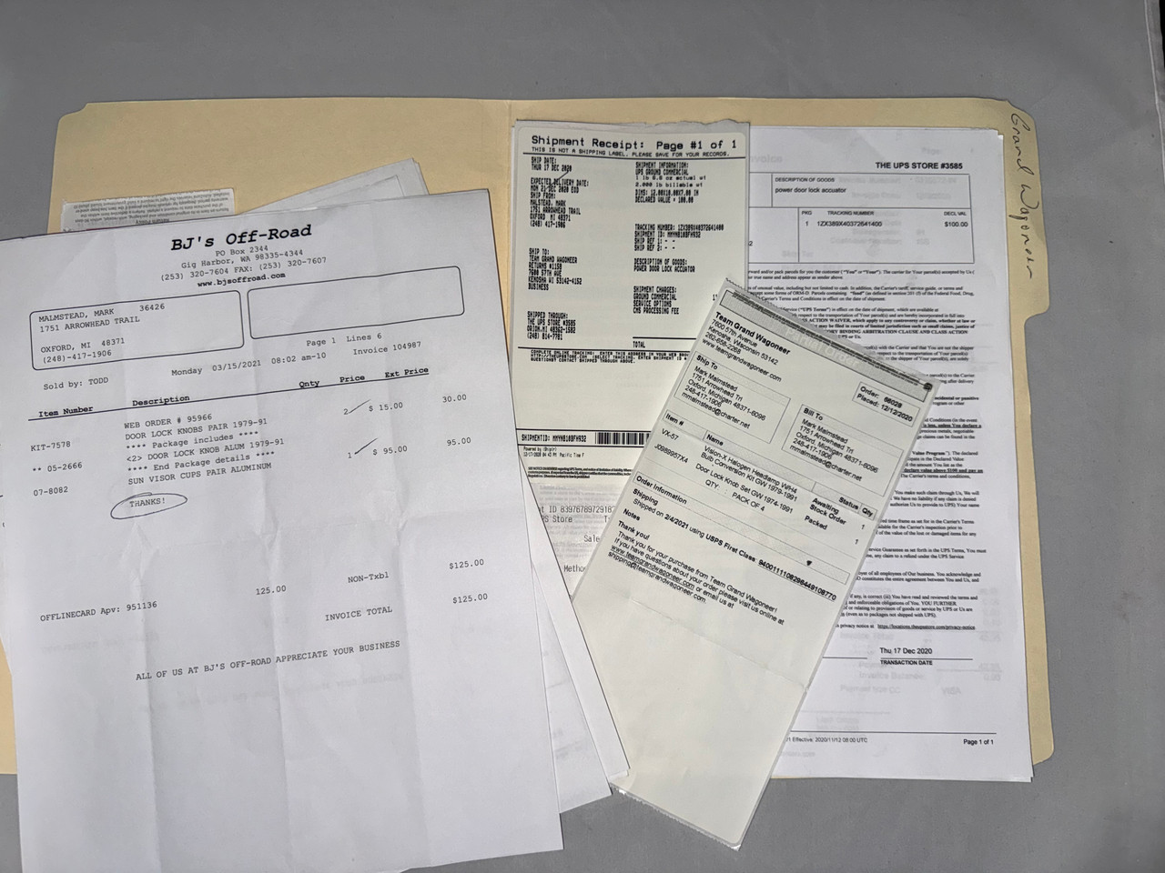 1989 Jeep Grand Wagoneer - Stock # 109737