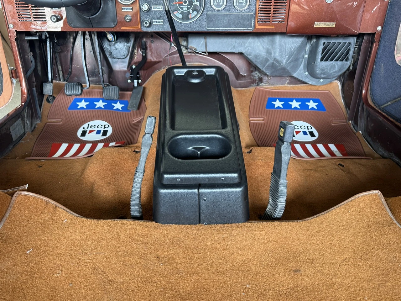 1976-83 Jeep CJ5 Factory Style Console - Black