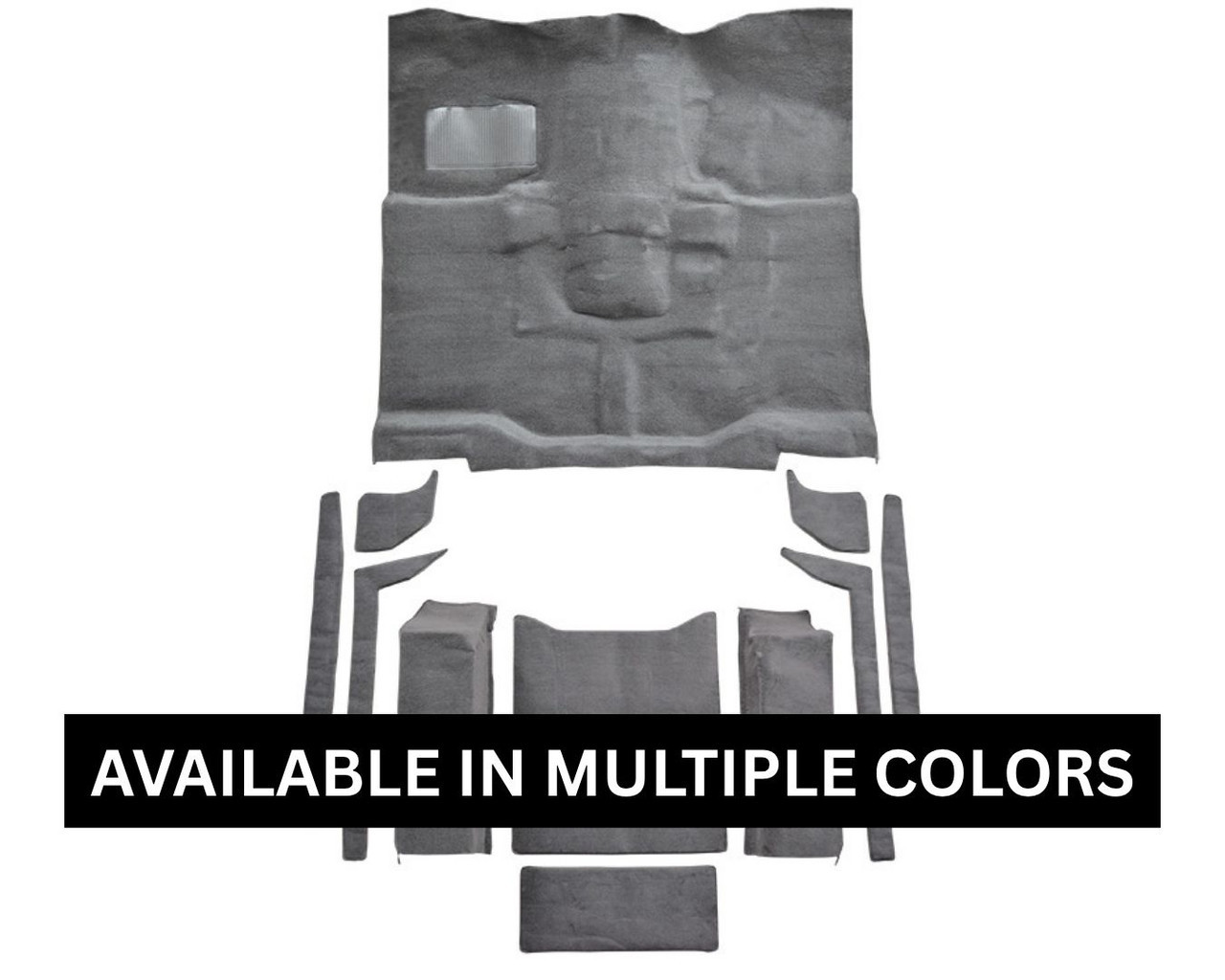 1976-86 Jeep CJ7 Complete Carpet Kit (Cutpile)