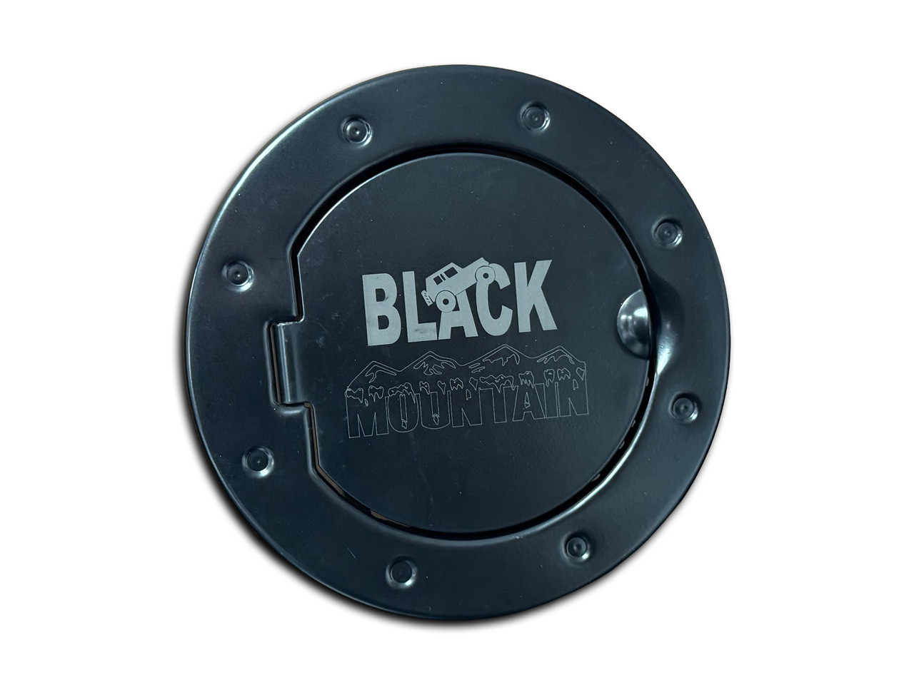 BLKMTN JK Wrangler Non-Locking Fuel Door (Black)