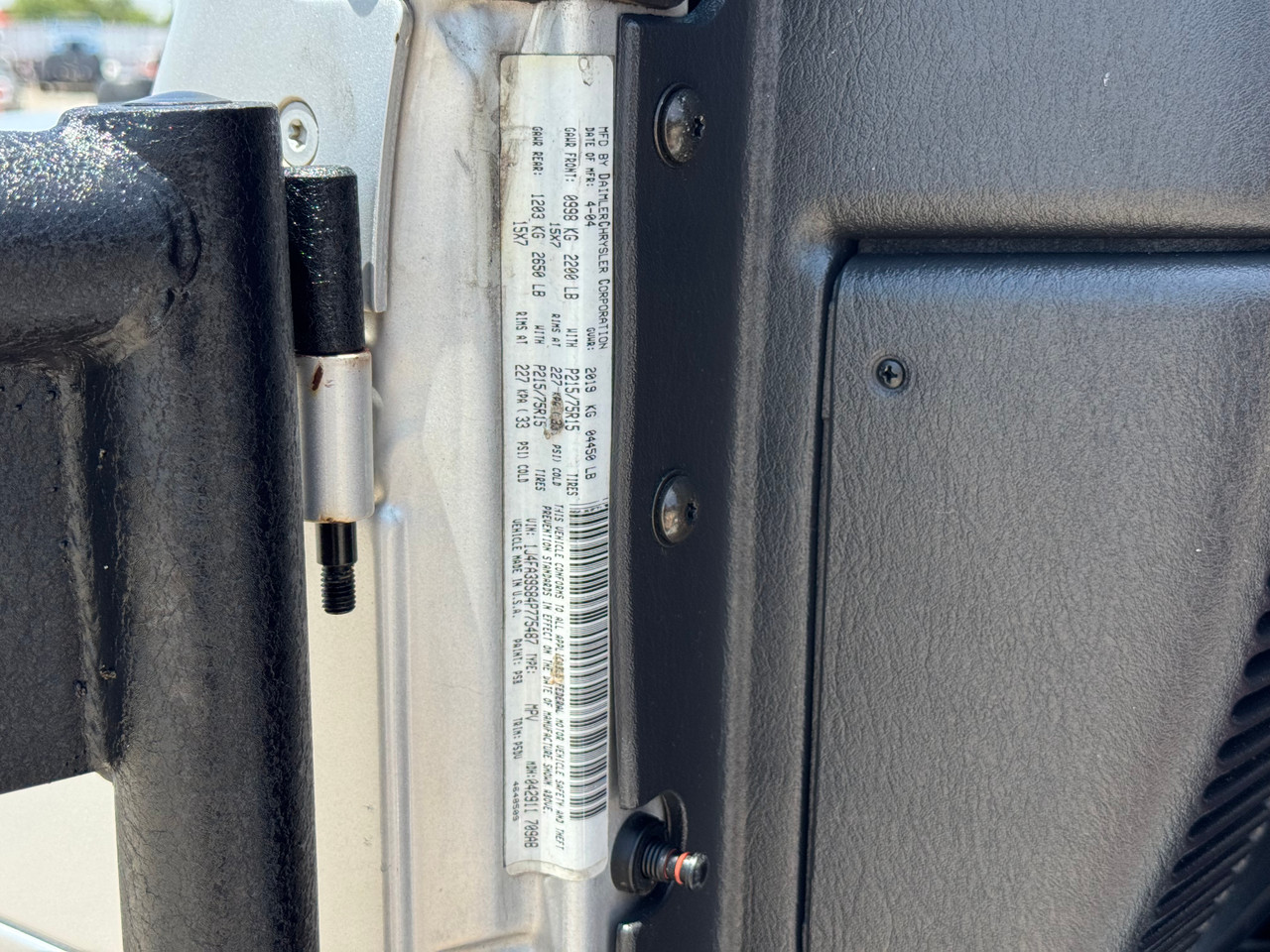 2004 Jeep Wrangler "X" TJ - Stock #775487