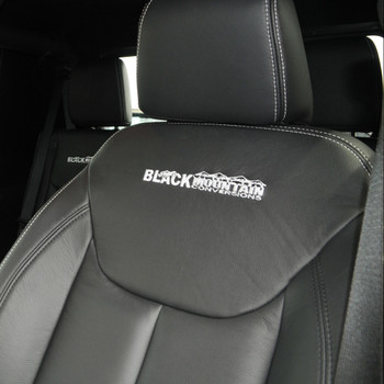 '07-'18 JK Wrangler Black Leather Seat Covers