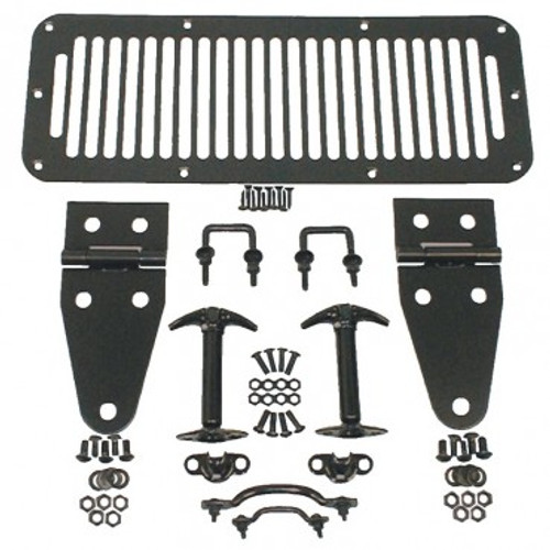 1978-95 Jeep CJ / YJ Wrangler Black Hood Kit