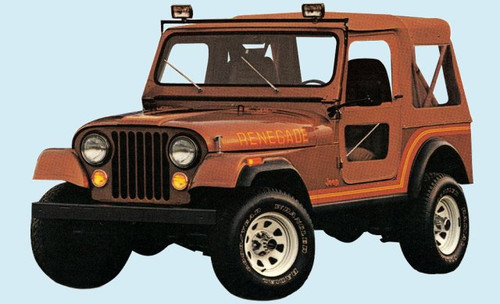 1985-86 Jeep CJ Renegade Decal Kit