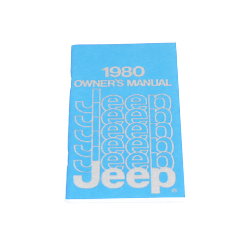 1980 Jeep CJ Cherokee Wagoneer All Models Factory Owners Manual
