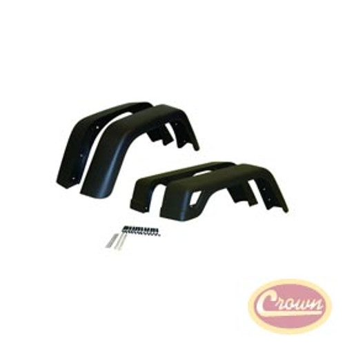 '97-'06 TJ 4pc 7" Extended Fender Flare Kit